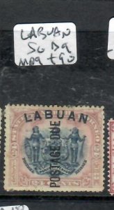 LABUAN 24C ARMS  POSTAGE DUE 24C SG D9  MOG   P0507B  H