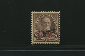 Philippines 222 Var Sherman RED Bandholtz O.B. Official Business Rare Mint Stamp