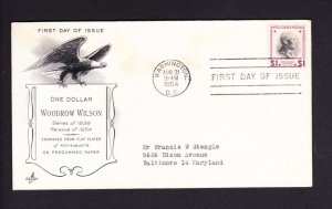 KAPPYS STAMPS  USA #832C 1954 $1.00 RE-ISSUE FIRST DAY COVER  HS118