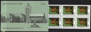Germany GDR Leipzig cover 2794 Booklet MNH Crest, Postal Agency