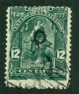 El Salvador 1899 #218 U SCV (2024) = $4.00