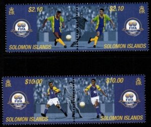 SOLOMON ISLANDS SG1076/9 2004 CENTENARY OF FIFA MNH