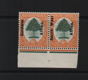 South West Afica 1926 SG43 mounted mint pair