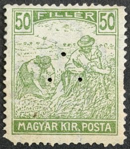 Hungary, 1920-1924, SC#338, Harvest (MAGYAR KIR. POSTA) Used, F