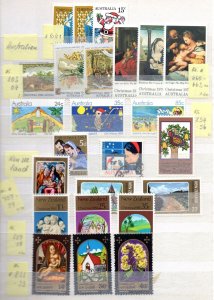 EUROPE AND BRITISH 1950-80 TOPICAL CHRISTMAS COLLECTION OF 300+ NH STAMPS