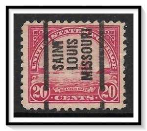 US Precancel #567 St Louis MO Used