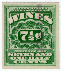 (I.B) US Revenue : Wines Duty 7½c