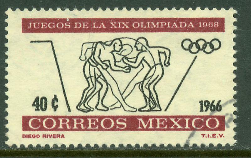  MEXICO 975, 40c 2nd Pre-Olympic Issue - 1966 USED (436)