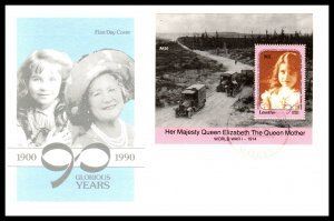 Lesotho 774-777 Queen Mother Set of Four U/A FDC