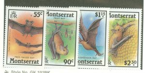 Montserrat #667-70  Single (Complete Set)