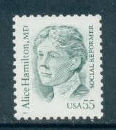 2940 55c Alice Hamilton Fine MNH