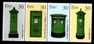 Ireland Scott 1146-1149a MNH** 1998  Postboxes stamp strip