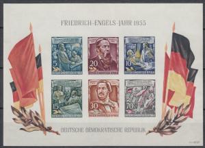 East Germany - DDR - 1955 Fridrich Engels Mi# Block 13  (9002)