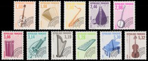 France 1992 Scott #2273-2283 Mint Never Hinged