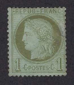 France Scott 50 Mint Hinged - Thin