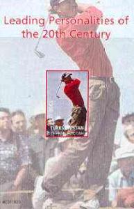 Turkmenistan 2000 Tiger Woods (Leading Personalities of t...