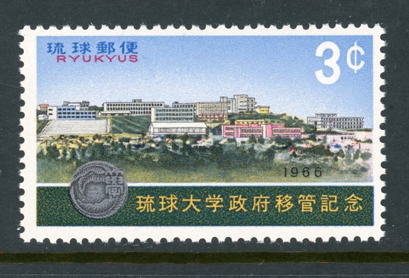 Ryukyus Islands 145 MNH 1966 3c multi