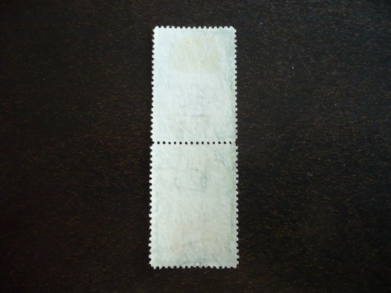 Stamps - Nyasaland - Scott#84 - Used Pair of Stamps