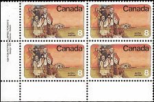 CANADA   #643 MNH LOWER LEFT PLATE BLOCK  (3)