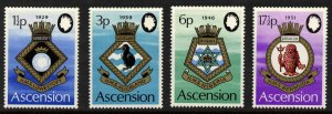 Ascension Island 156-9 MNH Naval Crests