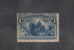 Scott 230 - Columbian 1 Cent.  MNH. OG.  #02 220MNH