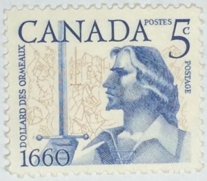 CANADA 1960 #390 Battle of Long Sault - MNH