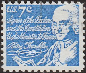 # 1393D USED HINGED BEN FRANKLIN