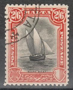 MALTA 1926 PICTORIAL POSTAGE 2/6 USED