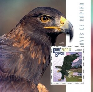 [950 26]- YEAR 2015 - GUINEA BISSAU  - BIRDS OF PREY    1V   complet set  MNH/**