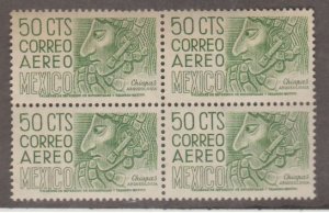 Mexico Scott #C220E Stamps - Mint NH Block of 4