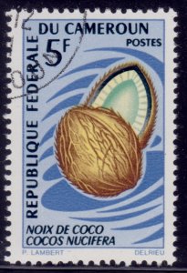 Cameroon, 1967, Fruit, Coconut, 5fr, used**