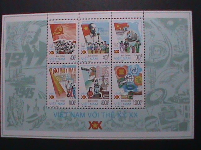 ​VIETNAM 2000-SC#2939 VIETNAM IN THE 20TH CENTURY-MNH  MINI SHEETVERY FINE