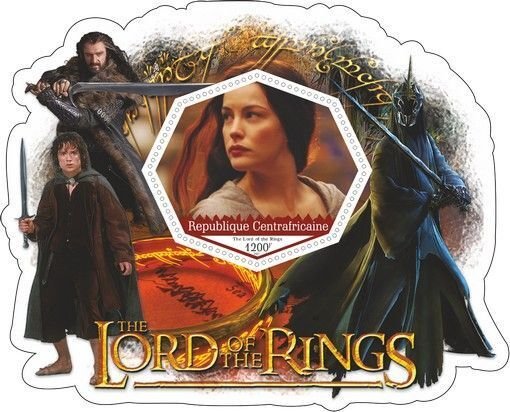 Stamps. Cinema. The Lord of the Rings 2021 year 10 sheets perforated MNH**