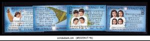 TUVALU - 1995 CHRISTMAS - 4V MINT NH