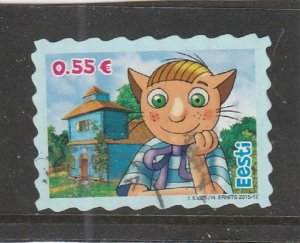 Estonia  Scott#  788a  Used  (2015 Bruno The Kitten)