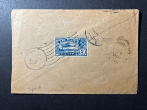 Unknown Year Kuwait Airmail Kuwait to Bombay India Arabic Manuscript