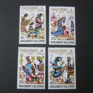 Solomon Islands 1977 Sc 356-9 Christmas Religion set MNH