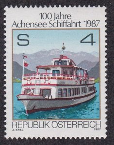 Austria # 1402, Shipping on the Achensee, NH, 1/2 Cat.