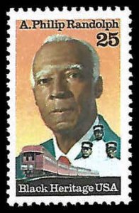 PCBstamps   US #2402 25c A.P. Randolph, Black Heritage, MNH, (32)