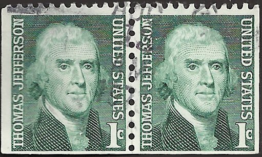 # 1278 USED PAIR THOMAS JEFFERSON