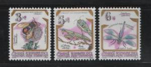 Czech Republic  #2951-3(3)  -  Insects - MNH