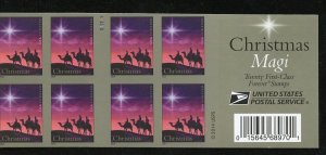 UNITED STATES FOREVER CHRISTMAS MAGI SCOTT#4945d CPL IMPERF BOOKLET MINT NH