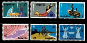 Anguilla 1974 - Christmas, Island Nativity - Set of 6v - Scott 205-10 - MNH