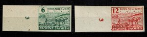 Saxony Province 1945, Mi.#13N13-16  MNH Land Reform