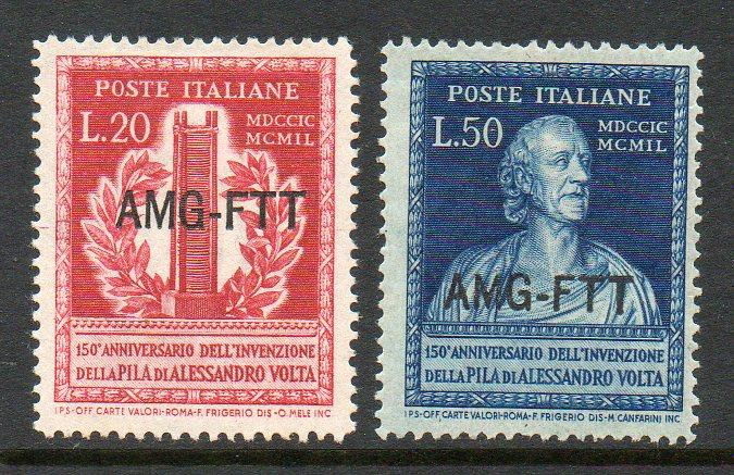 Italy Trieste AMG #53-54 Unused Hinged cv$21 D429