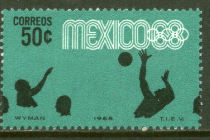 MEXICO 992, 50c Waterpolo 4th Pre-Olympic Set MNH