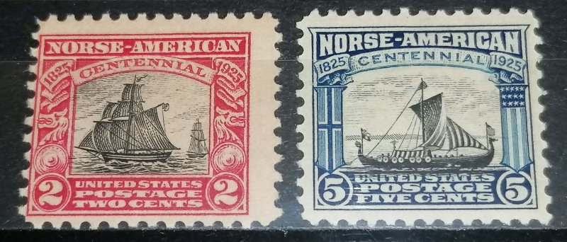 United States Norse-American Issue 1925 MH