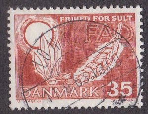 Denmark # 406, Freedom From Hunger, Used