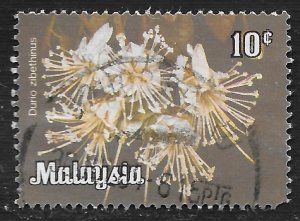 Malaysia #194 10c Flowers - Durio Zibethinus