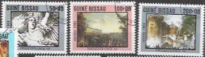 Guinea - Bissau 803 - 809.  Set of 6 paintings - French Revolution